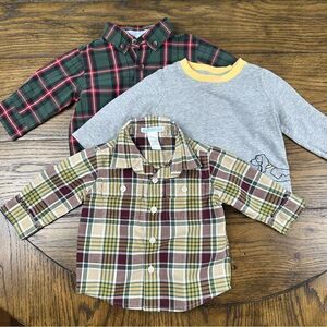 Janie and Jack Boys Bundle Tops